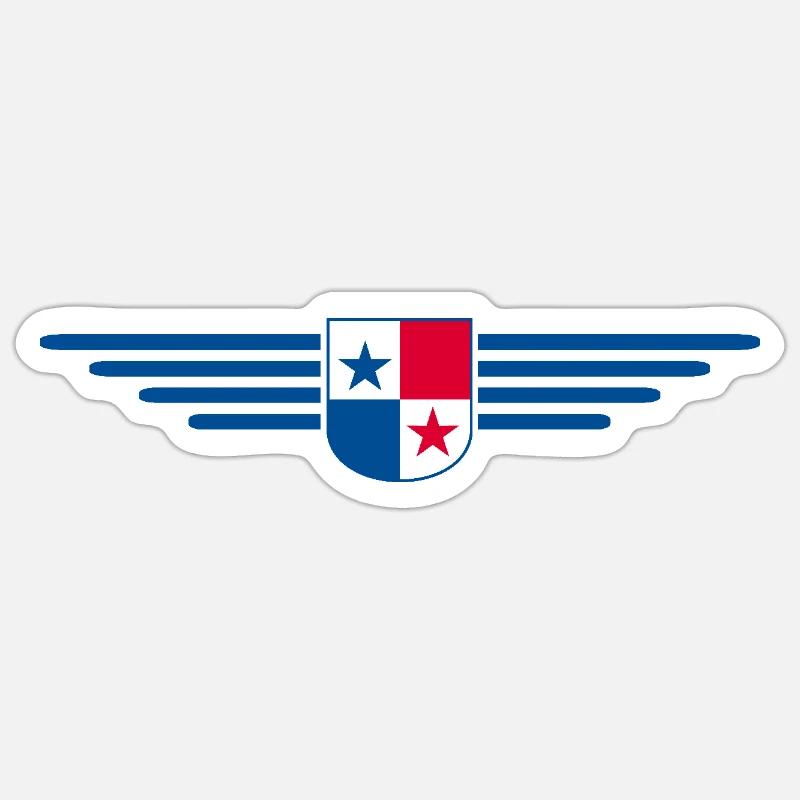 Conception du t-shirt Panama - Sticker taille S (10 x 10 cm) - blanc mat