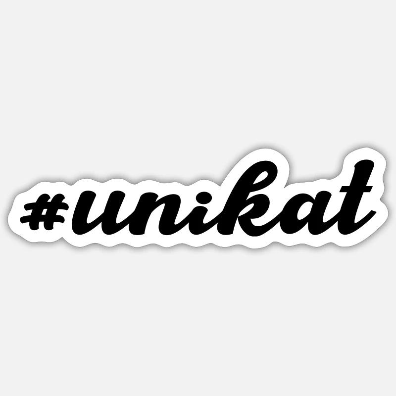 Unique Sticker size S (10 x 10 cm)