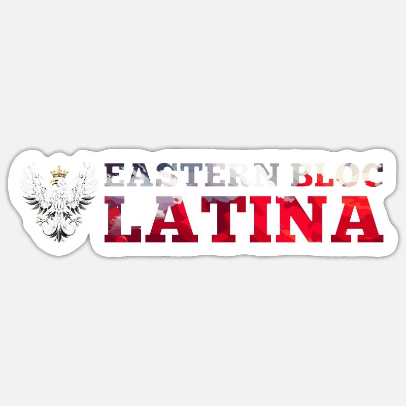 Eastern Bloc Latina Pole Poland White Eagle Gift Sticker size S (10 x 10 cm)