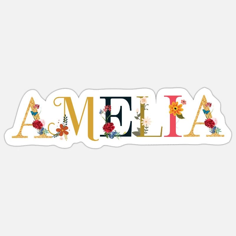 Amelia Sticker taille S (10 x 10 cm)
