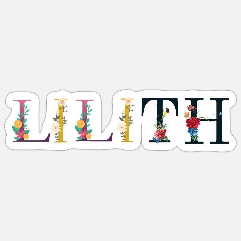 Lilith - Sticker size S (10 x 10 cm) - white matte