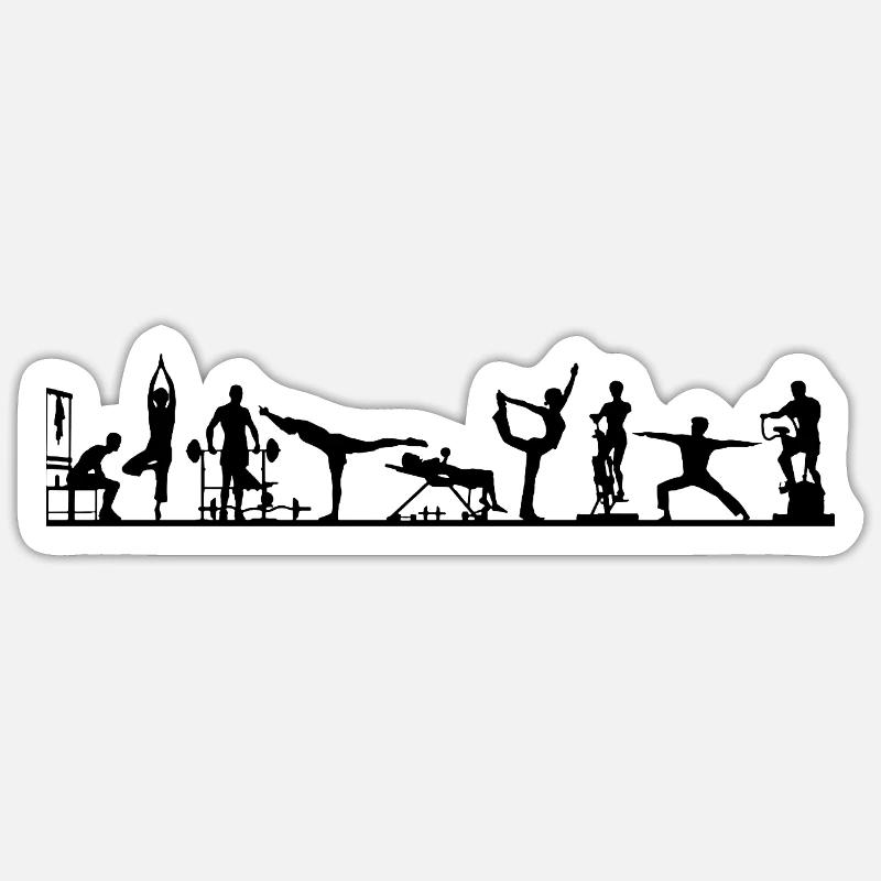 kreislauf - Sticker Größe S (10 x 10 cm) - Mattweiß