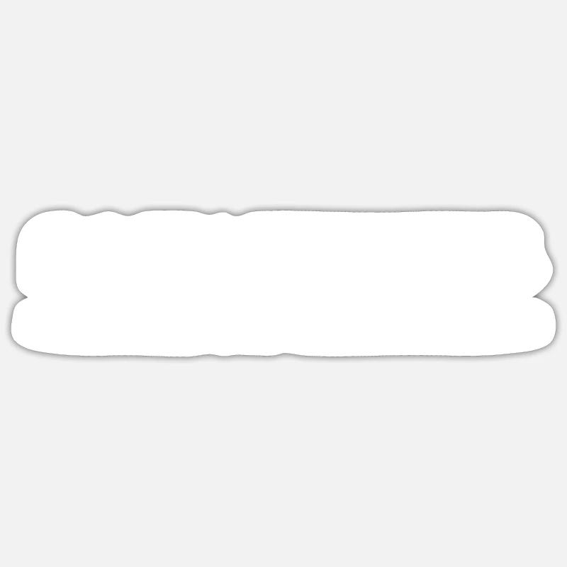 squatteur - Sticker taille S (10 x 10 cm) - blanc mat