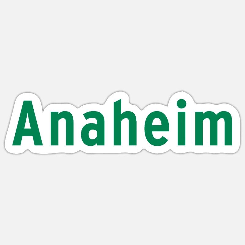 Anaheim - Sticker size S (10 x 10 cm) - white matte