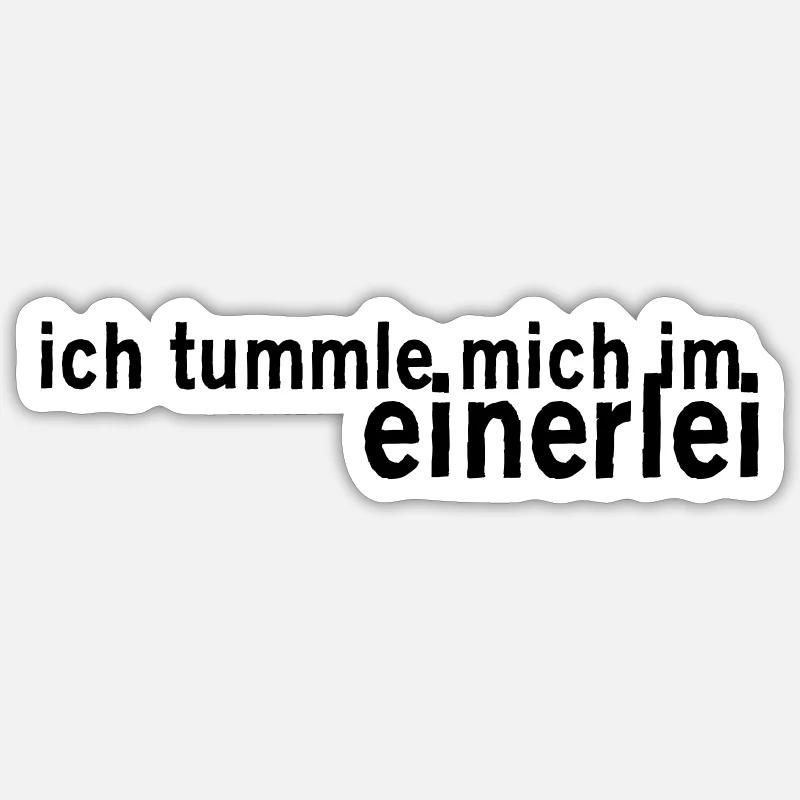 Einerlei Sticker Größe S (10 x 10 cm)