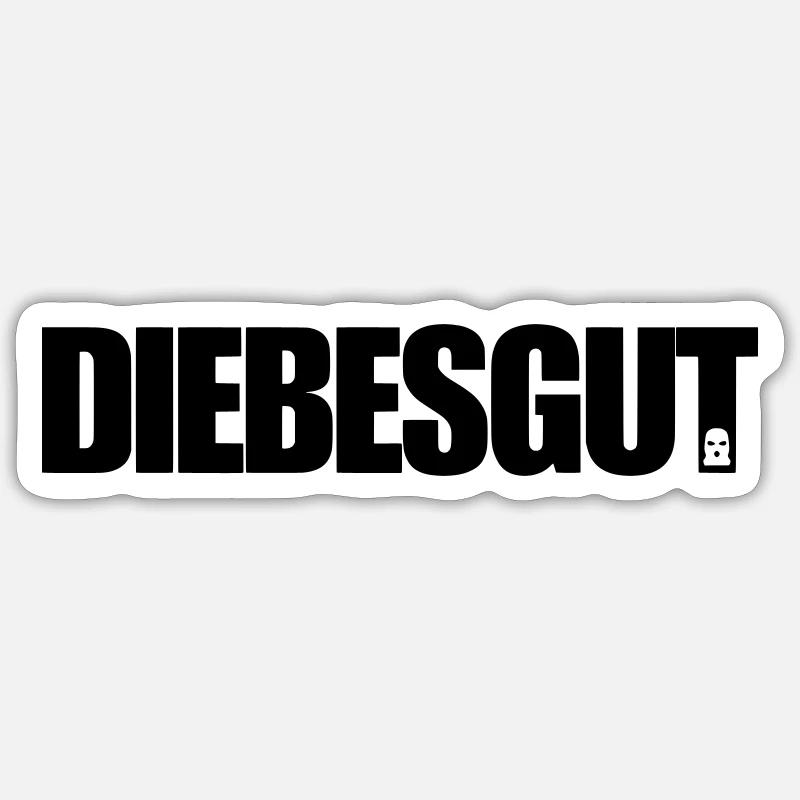 Stolen goods - Sticker size S (10 x 10 cm) - white matte