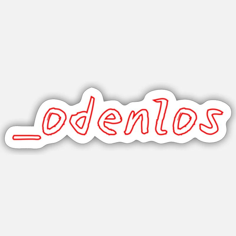 _odenlos - Sticker size S (10 x 10 cm) - white matte