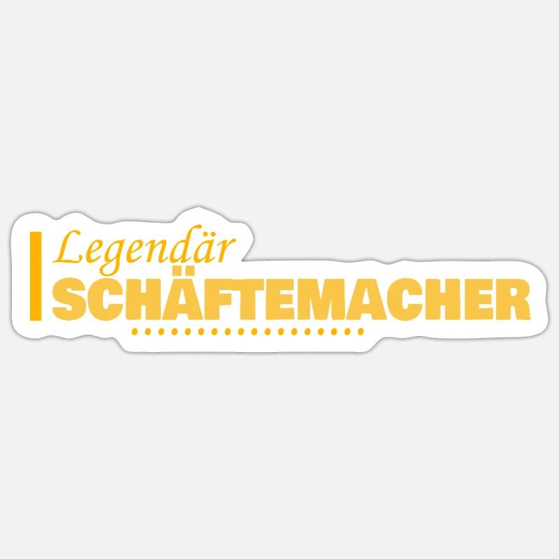 Schaeftemacher comme métier - Sticker taille S (10 x 10 cm) - blanc mat