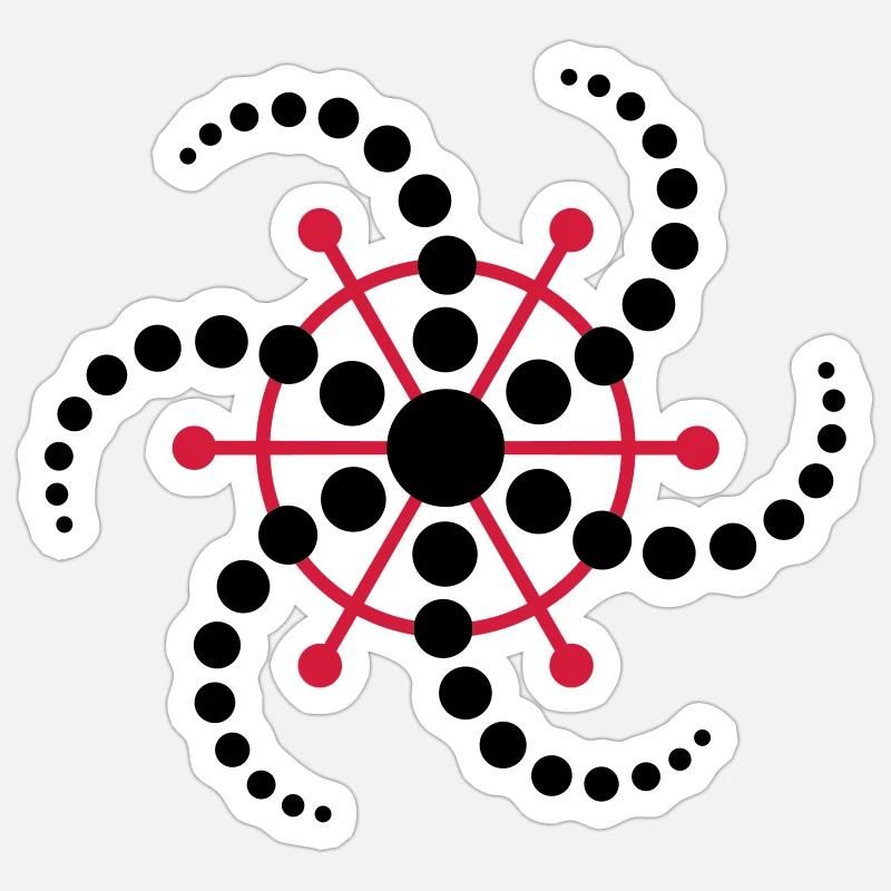 Crop Circle 7 | crop circle Sticker size S (10 x 10 cm)