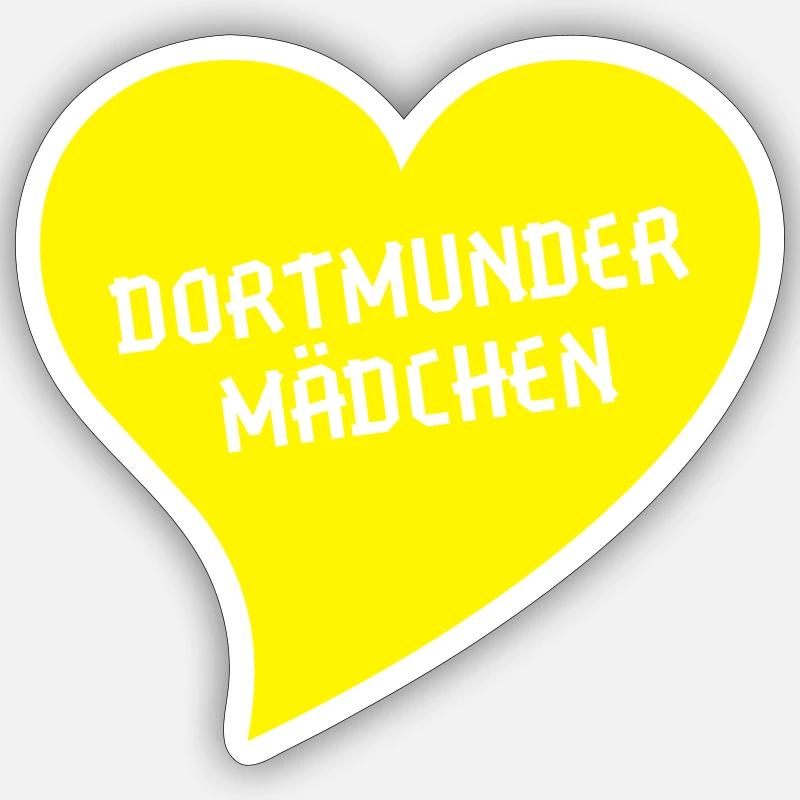 Dortmunder Mädchen Sticker Größe S (10 x 10 cm)