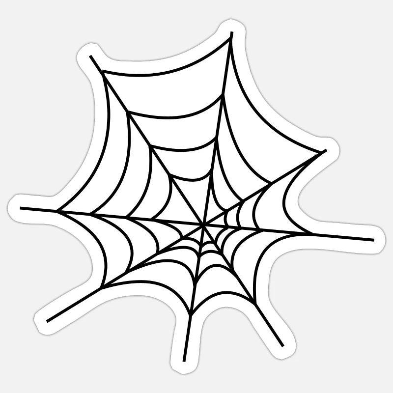filature - Sticker taille S (10 x 10 cm) - blanc mat