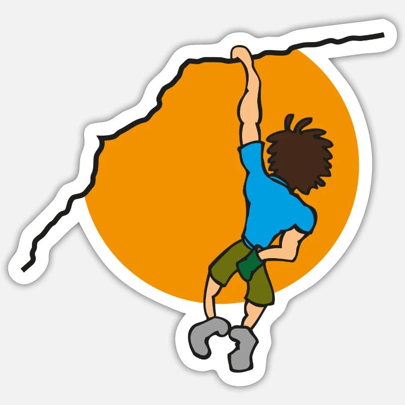 Freikletterer Sticker Größe S (10 x 10 cm)