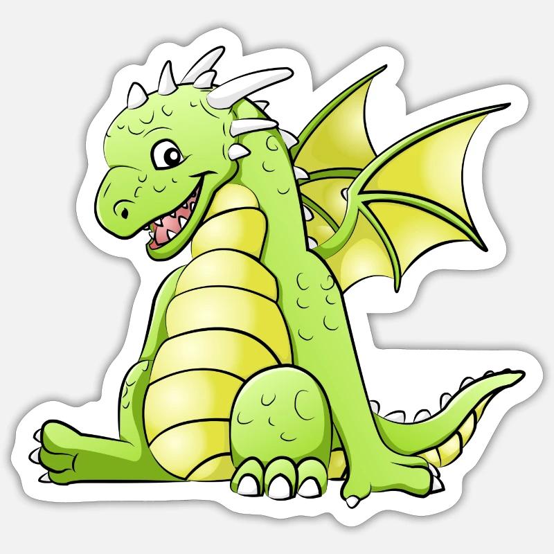 Drache Sticker Größe S (10 x 10 cm)