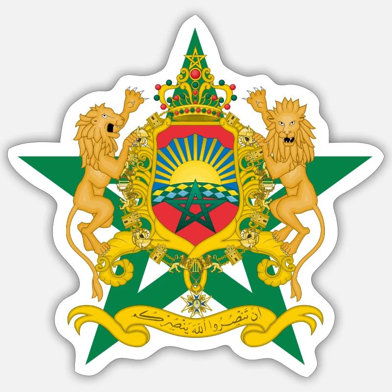 Morocco - Sticker size S (10 x 10 cm) - white matte