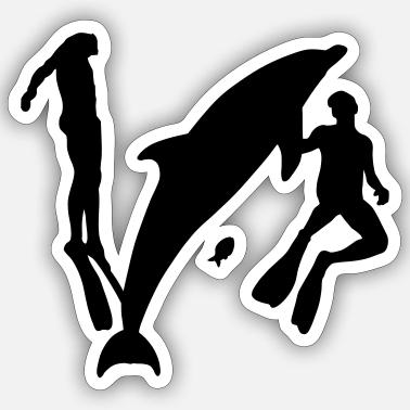 delphin_divers Adesivo