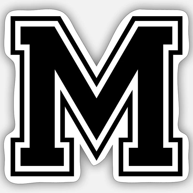 m Sticker Größe S (10 x 10 cm)