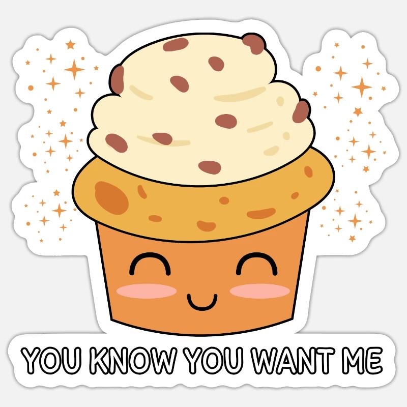 Vous savez que vous me voulez Sticker taille S (10 x 10 cm)