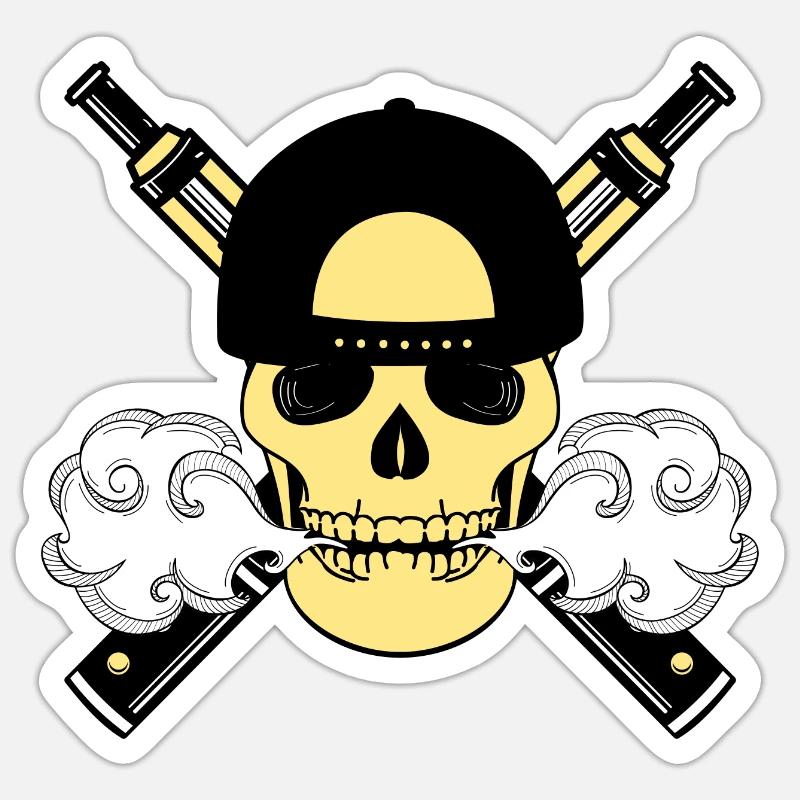 vaper Sticker taille S (10 x 10 cm)