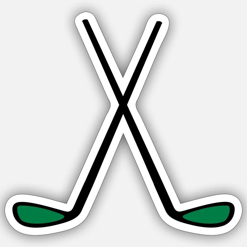 golf Sticker size S (10 x 10 cm)