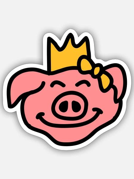  - Sticker taille S (10 x 10 cm) - blanc mat