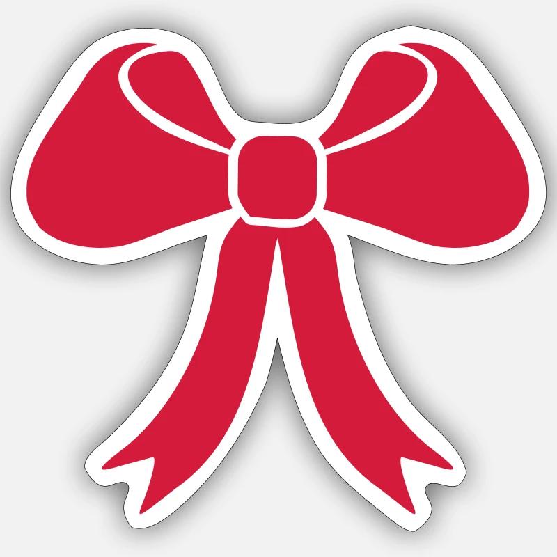 Bow Sticker size S (10 x 10 cm)