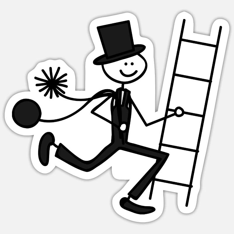 Chimney sweep Sticker size S (10 x 10 cm)