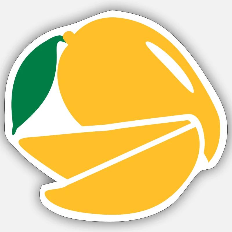 Mangue - Sticker taille S (10 x 10 cm) - blanc mat