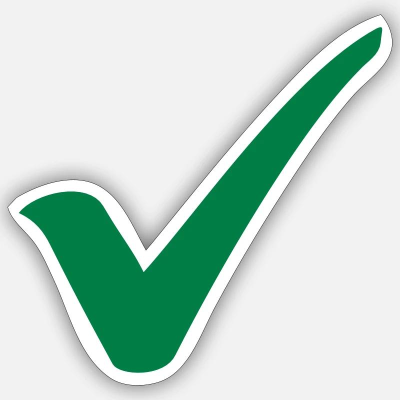 Check Sticker size S (10 x 10 cm)