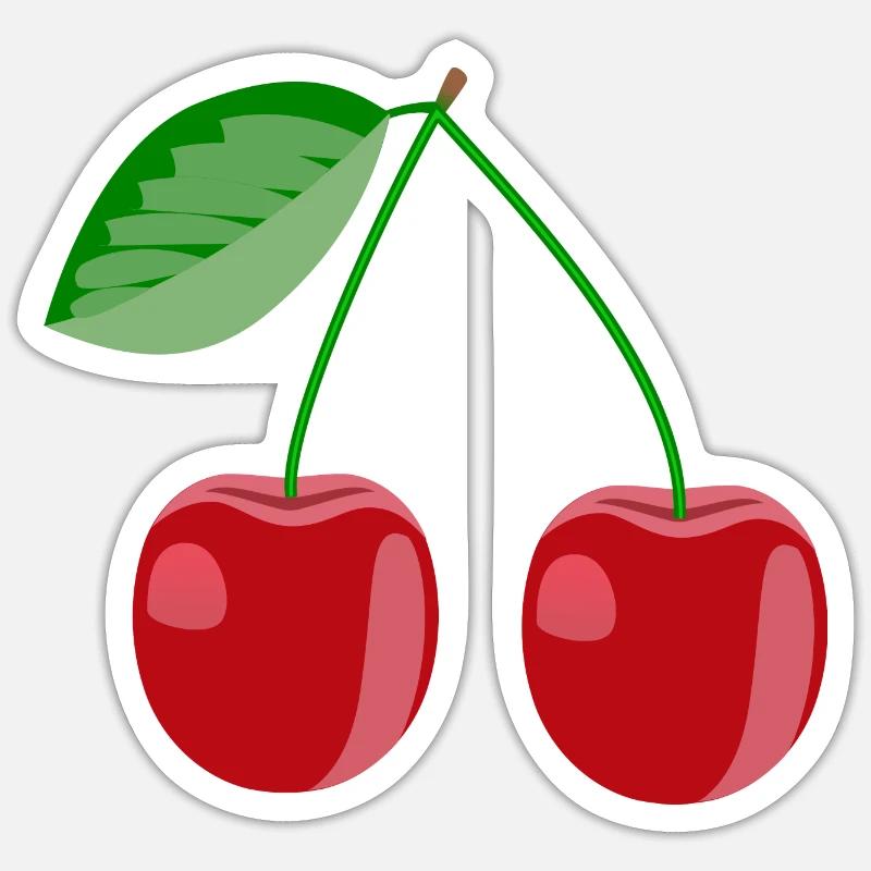 Cherry fruit Sticker size S (10 x 10 cm)