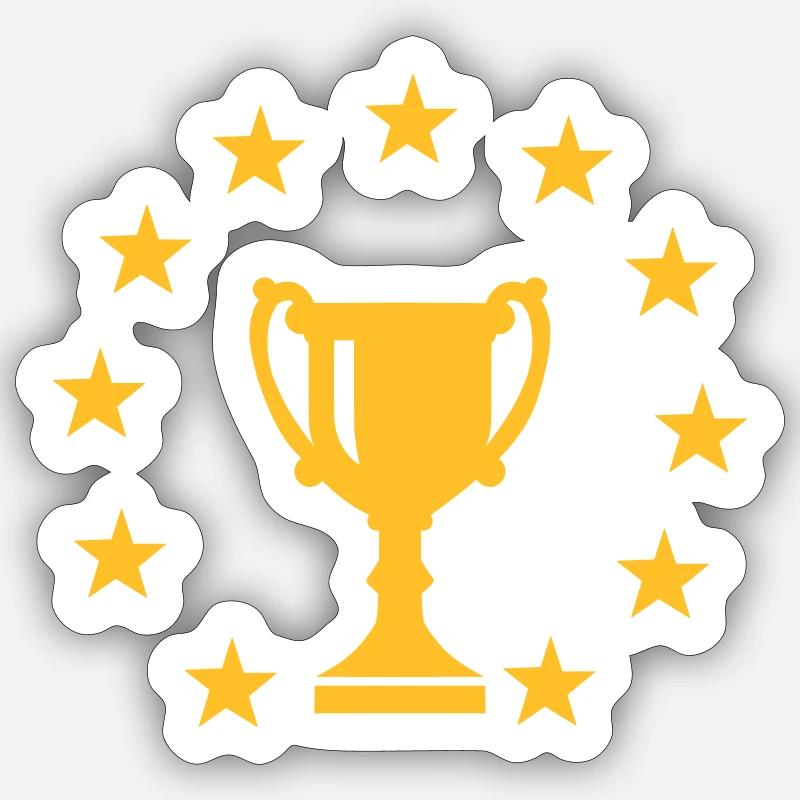 Trophy Sticker size S (10 x 10 cm)