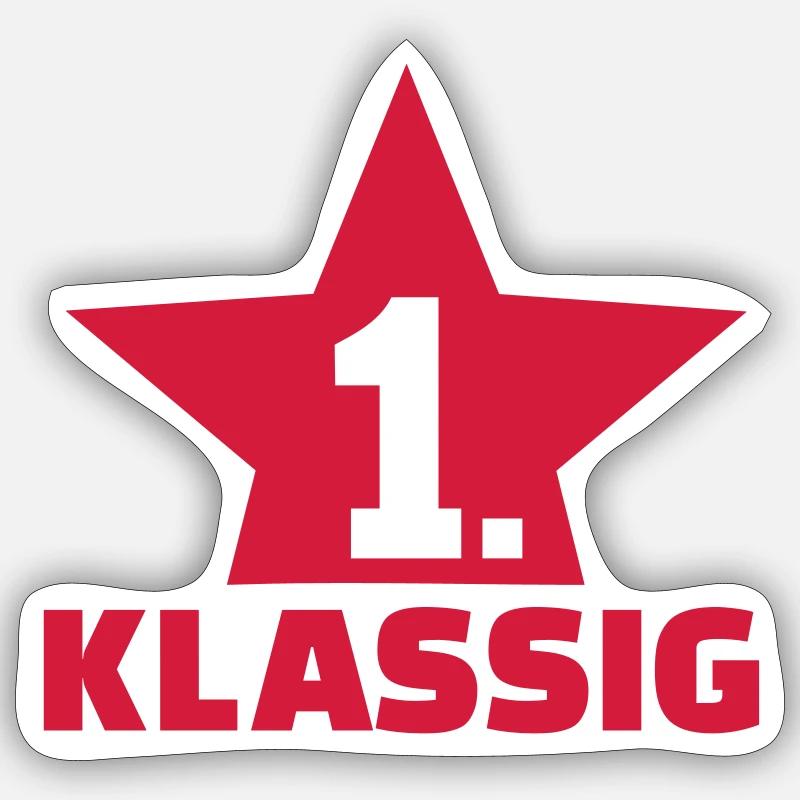 Einschulung Sticker Größe S (10 x 10 cm)