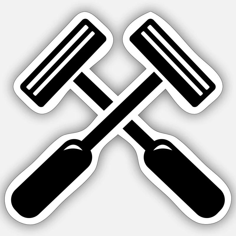 Rasage Sticker taille S (10 x 10 cm)