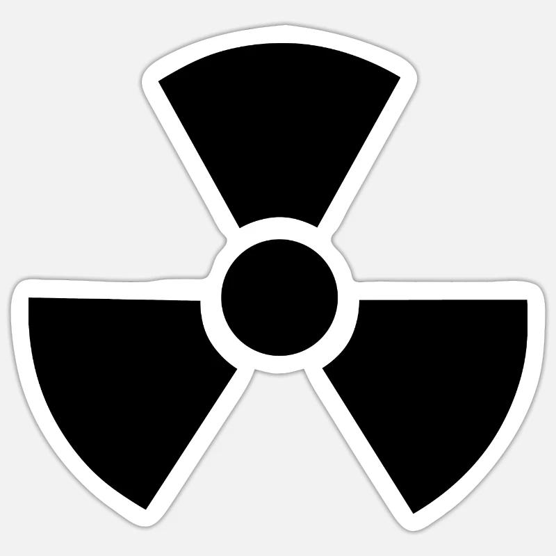 Radiation Sticker size S (10 x 10 cm)