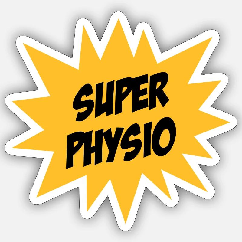 Super Physio Sticker size S (10 x 10 cm)