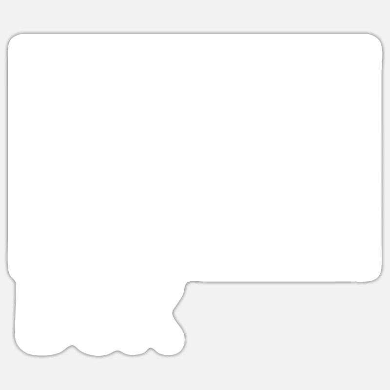 Think outside the box - Sticker taille S (10 x 10 cm) - blanc mat