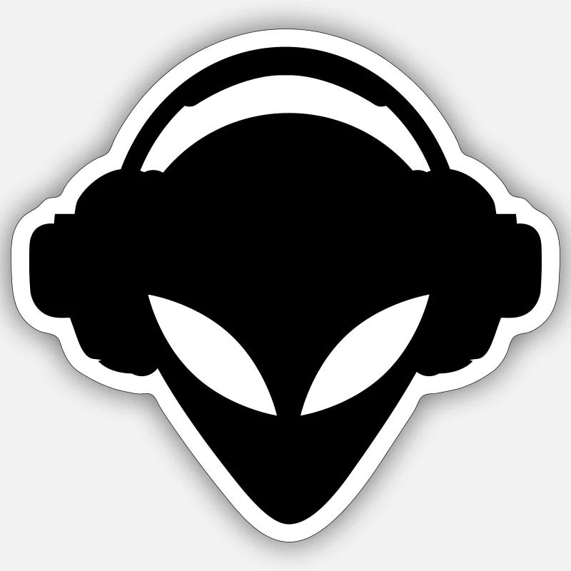 dj Sticker size S (10 x 10 cm)