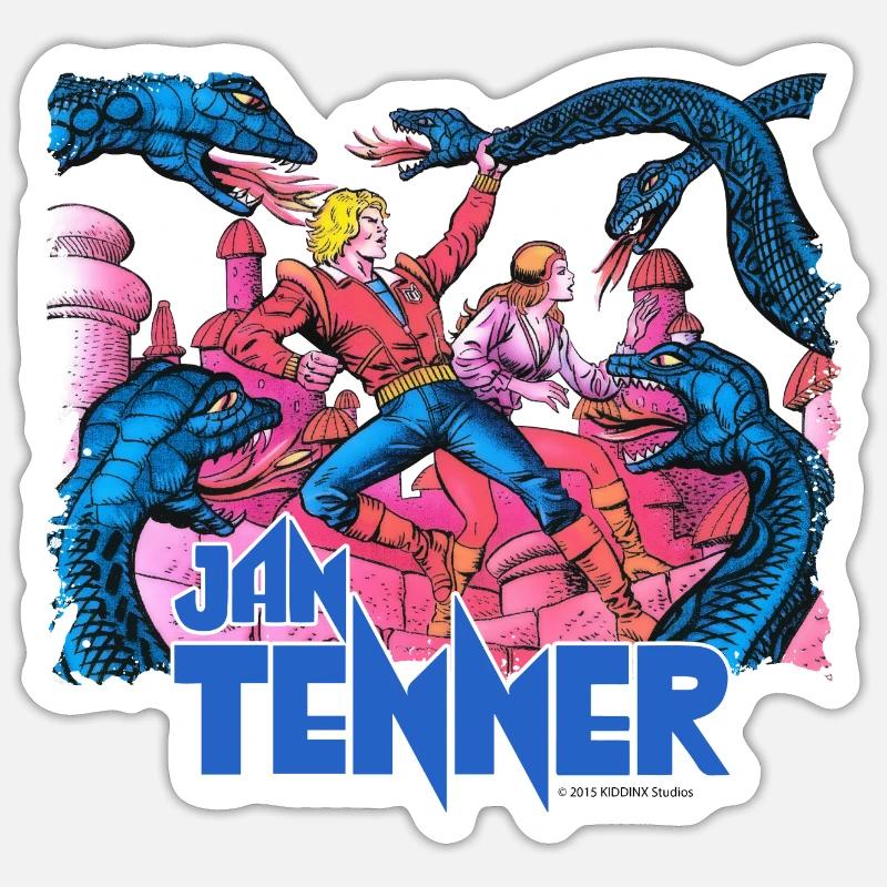 Jan Tenner Tempel Des Todes Sticker Größe S (10 x 10 cm)