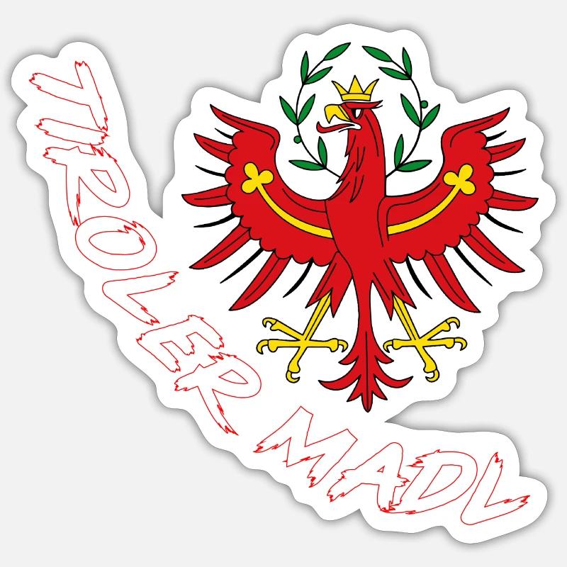 Tyrolienne Sticker taille S (10 x 10 cm)