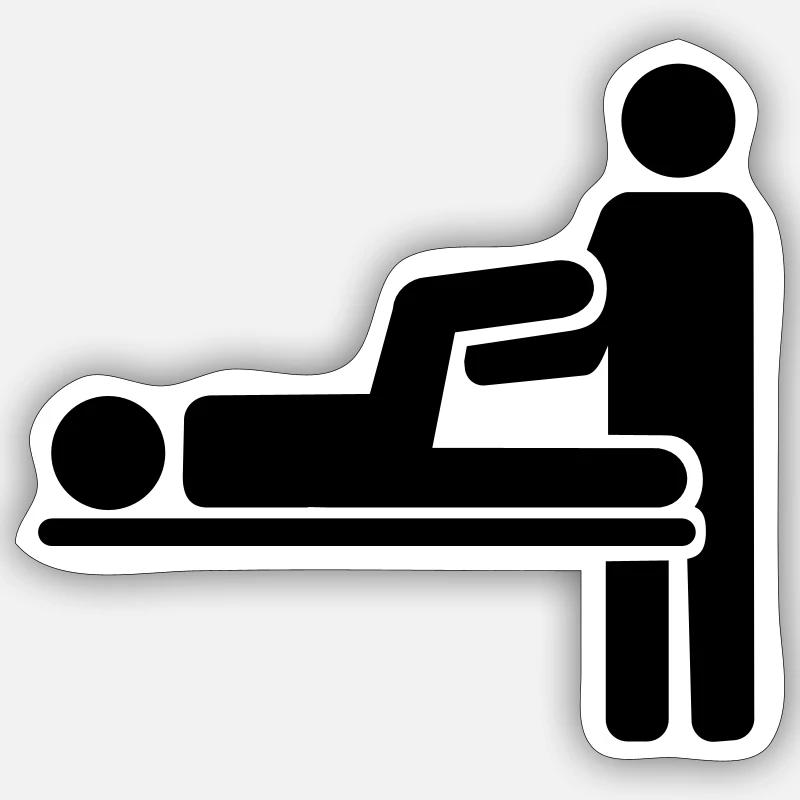Physiotherapist Sticker size S (10 x 10 cm)