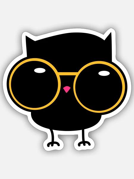 Spotlight on! (a) - Sticker size S (10 x 10 cm) - white matte