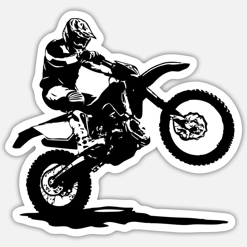 Enduro Sticker Größe S (10 x 10 cm)