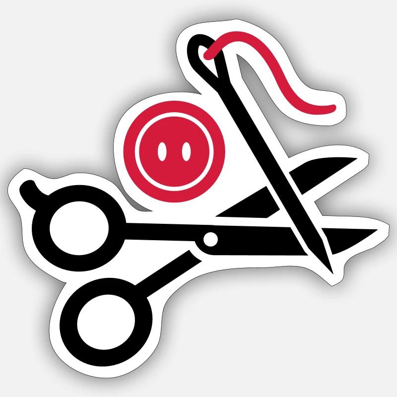 Schneider - Sticker Größe S (10 x 10 cm) - Mattweiß