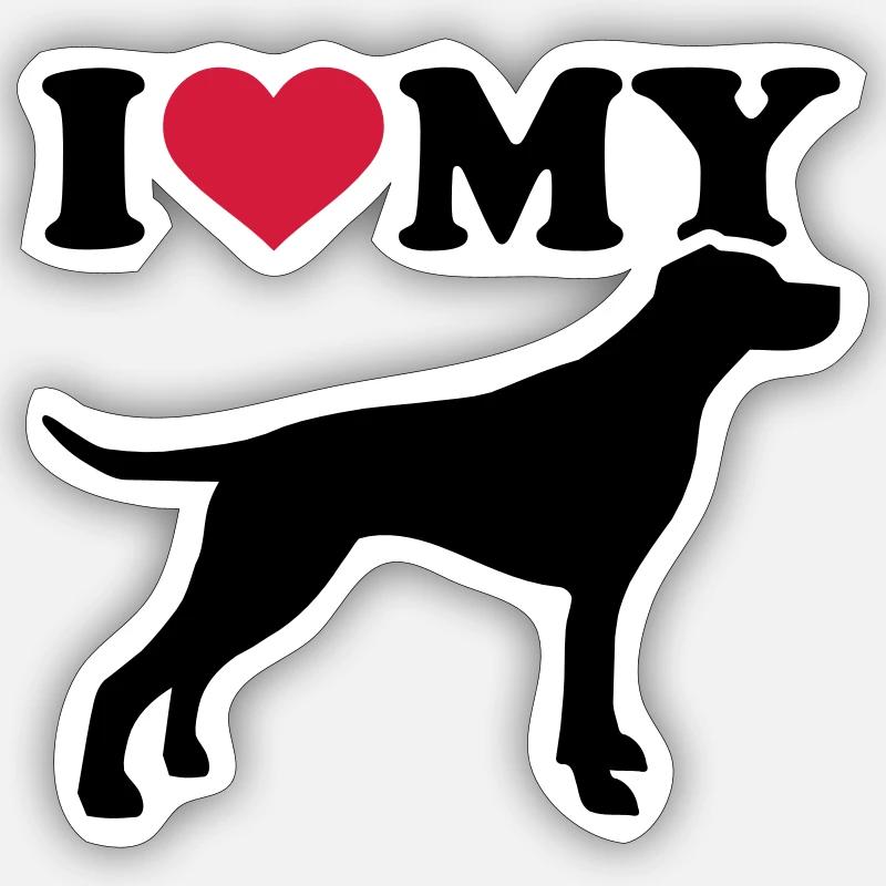 English Pointer Sticker size S (10 x 10 cm)