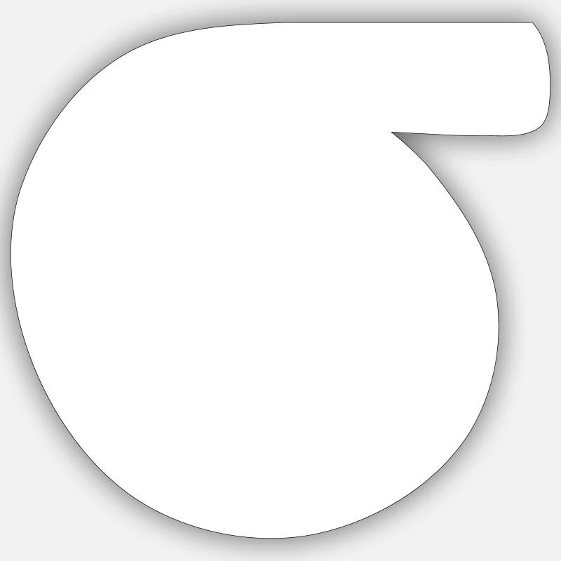 Sigma - Sticker size S (10 x 10 cm) - white matte