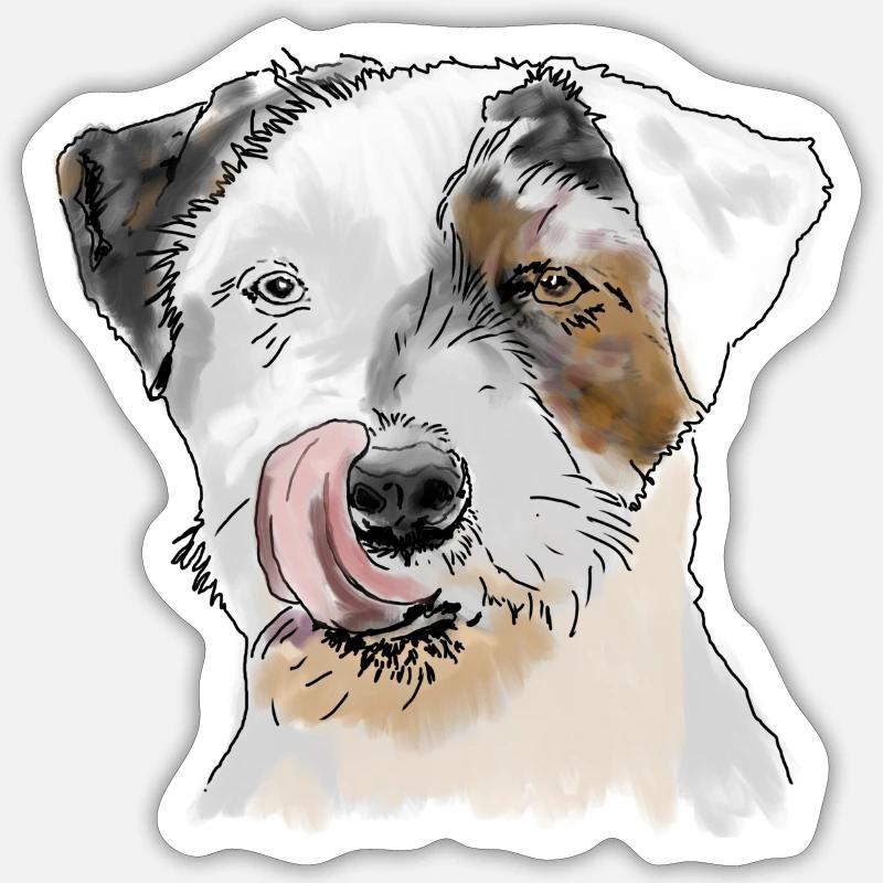 Terrier Sticker size S (10 x 10 cm)