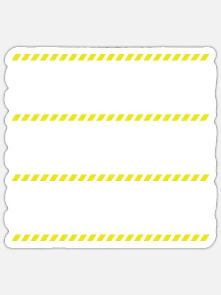 Triebfahrzeugführer Lokführer Lokomotivführer - Sticker Größe S (10 x 10 cm) - Mattweiß