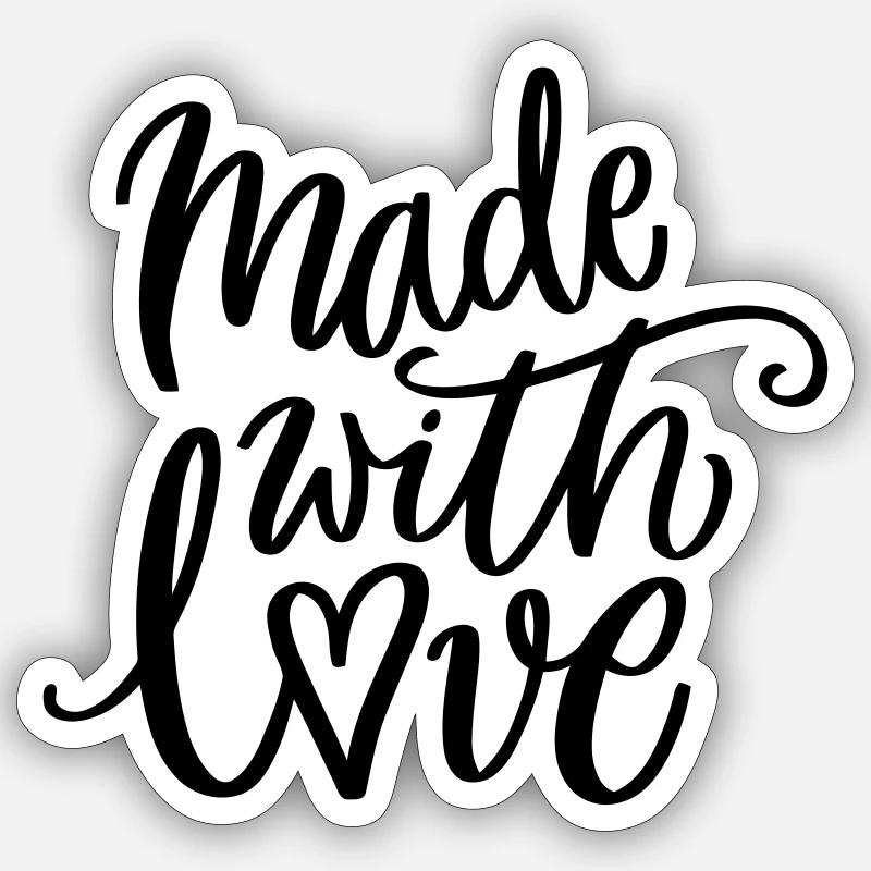 (anpassbare Farbe) - Sticker Größe S (10 x 10 cm) - Mattweiß