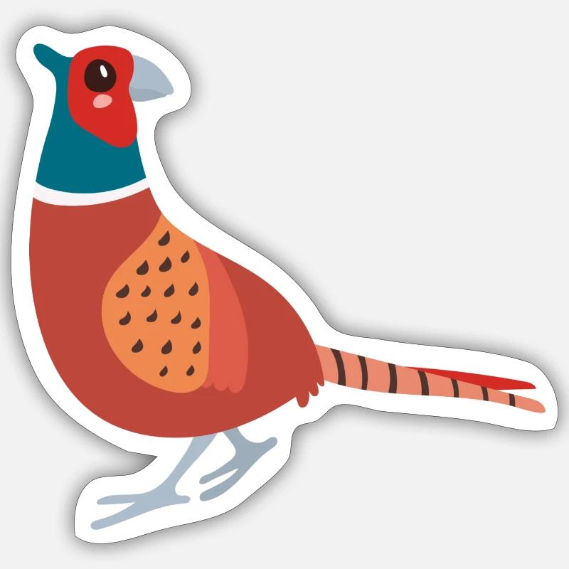 faisan Sticker taille S (10 x 10 cm)