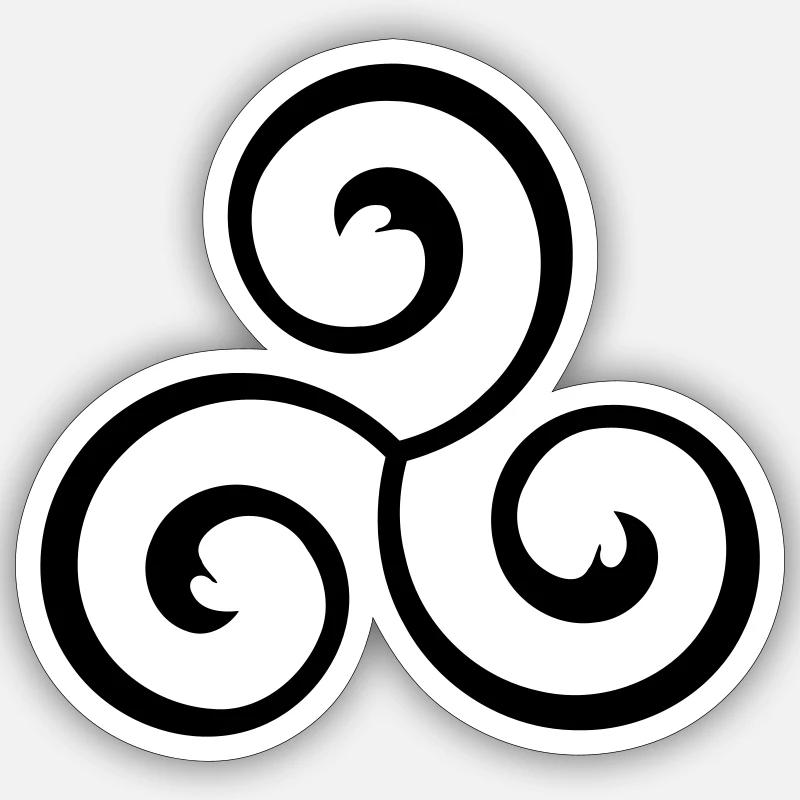 PGM-Triskel Sticker Größe S (10 x 10 cm)