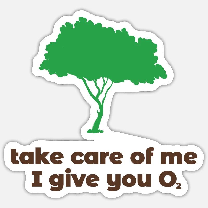 environment - Sticker Größe S (10 x 10 cm) - Mattweiß